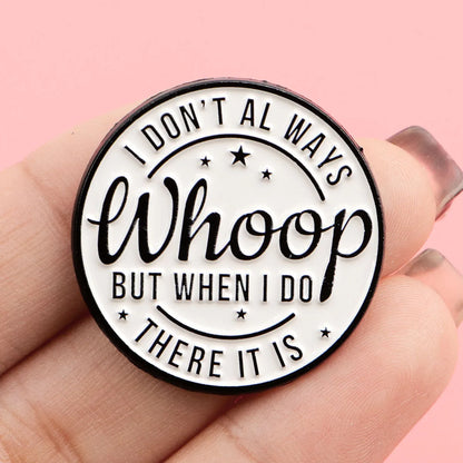 Train Skeleton Enamel Pin Funny Quote Brooch Badge for Clothes Bags Yoga Jewelry Gift for Friends