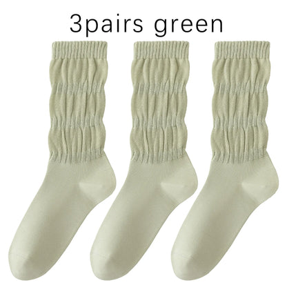 3 Pairs Antibacterial Breathable Seamless Socks Women