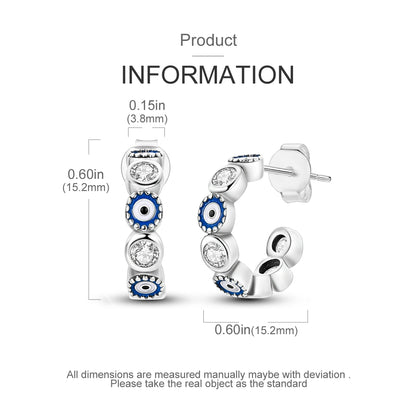 925 Sterling Silver Zircon Stud Earrings for Women Jewelry Party Gifts