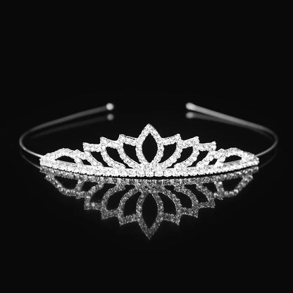 Elegant Crystal Princess Tiaras for Girls Wedding Party Hair Accessories