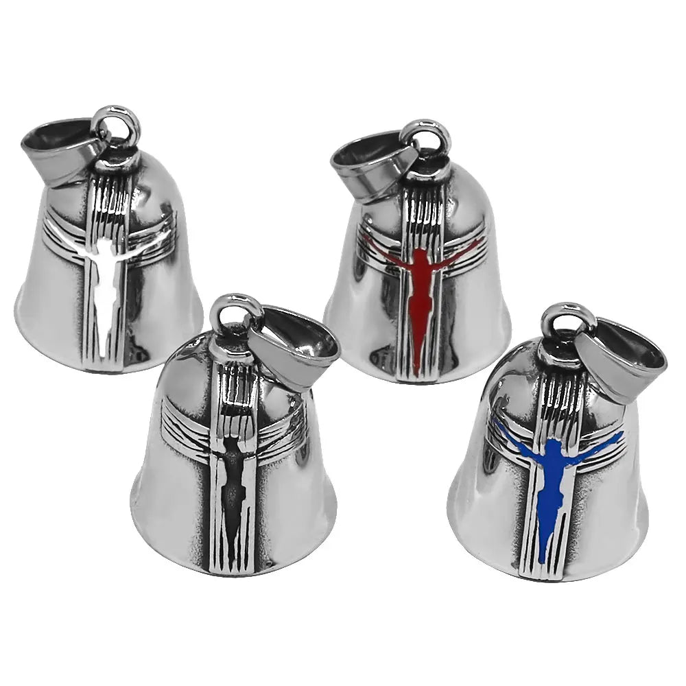 Viking Warrior Helmet Pendant Stainless Steel Eagle Cross Jewelry