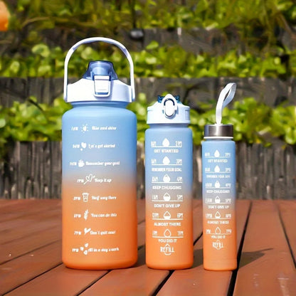 2L 900ml Leakproof Motivational Water Bottle For Fitness