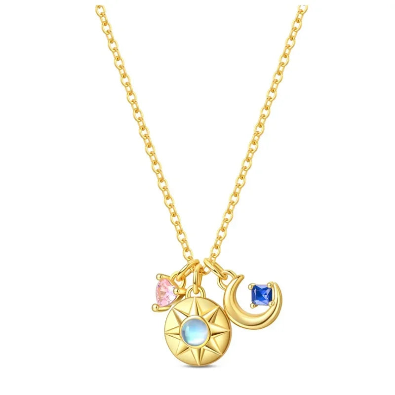 925 Sterling Silver Heart Butterfly Pendant Adjustable Sparkle Necklace for Women Elegant DIY Gift Jewelry