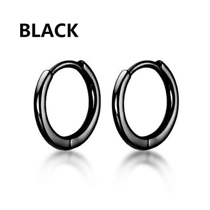 Punk Stainless Steel Stud Earrings Set for Men and Women Type3