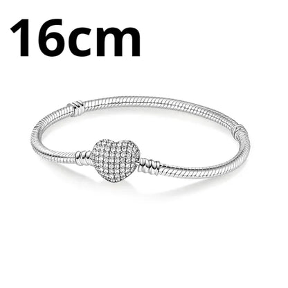925 Sterling Silver Adjustable Gold Cross Virgin Mary Blue Eye Zircon Charm Bracelet for Women Birthday Gift