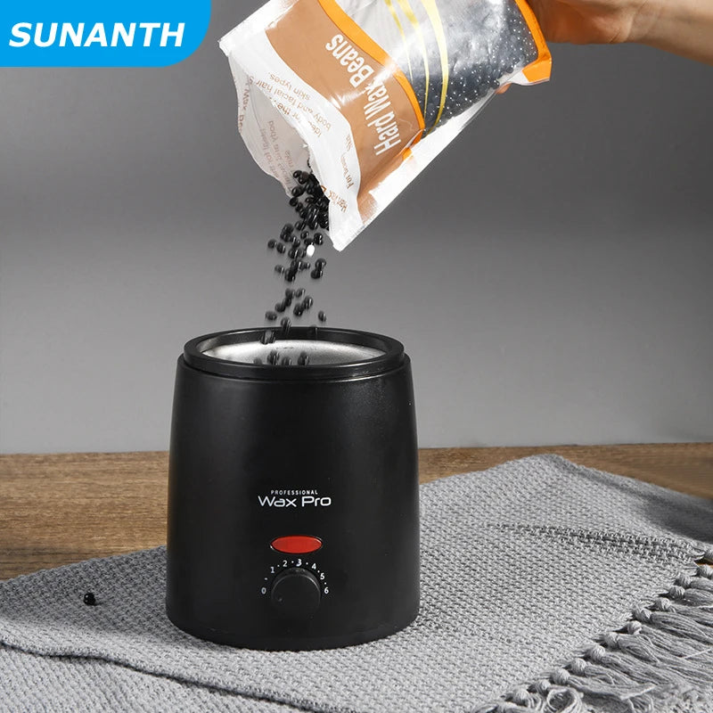 Electric Hot Wax Warmer 200ml Hair Removal Paraffin Heater for Smooth Bikini and Body Waxing