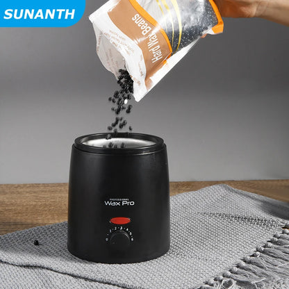 Electric Hot Wax Warmer 200ml Hair Removal Paraffin Heater for Smooth Bikini and Body Waxing