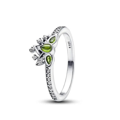 Elegant 2024 925 Silver Heart Charm Rings for Women P2065