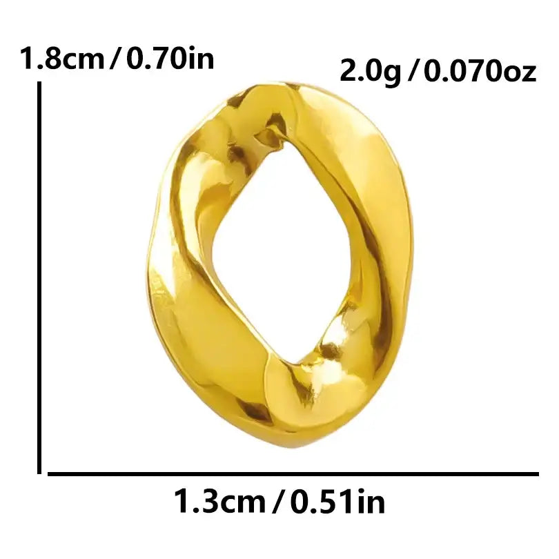 4Pcs Lot Stainless Steel Geometric Hammered Heart Dangle Charms for DIY Jewelry Making S1612-G