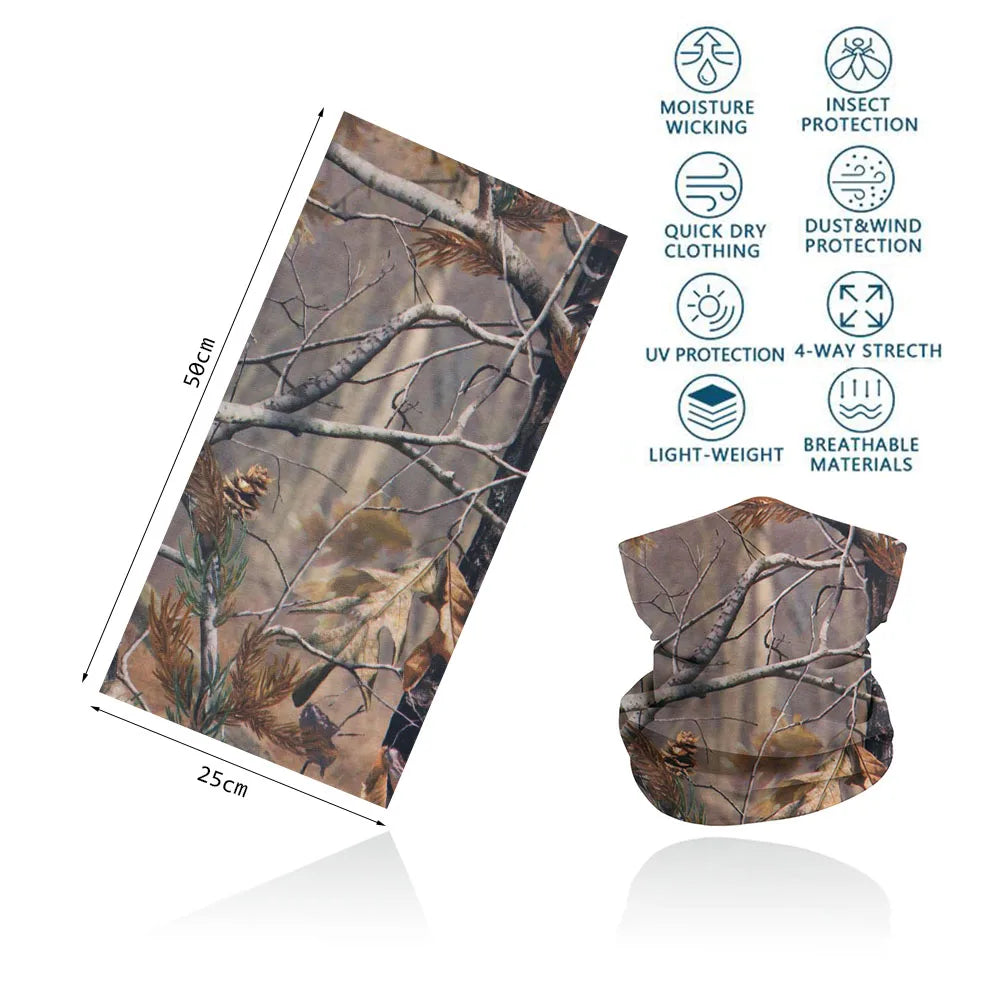 Camo Hunting Tactical Magic Bandana Camouflage Neck Gaiter CM170 25X50cm CHINA