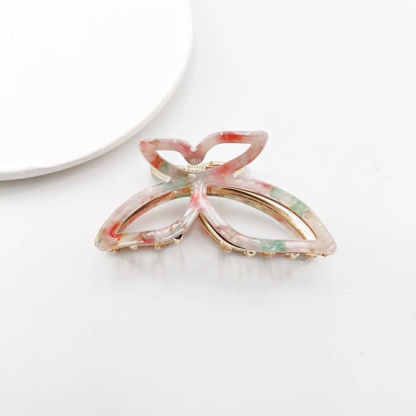 Vintage Green Butterfly Hair Clips Women Retro Metal Hairpin Claw Fashion Hairgrips