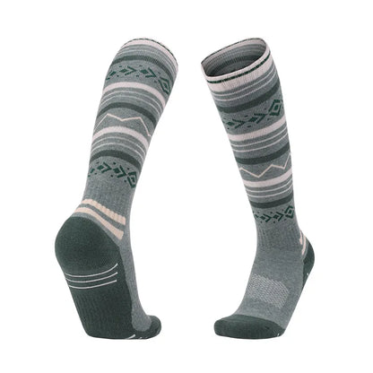 Womens Wool Knee High Thermal Ski Socks For Winter Outdoor