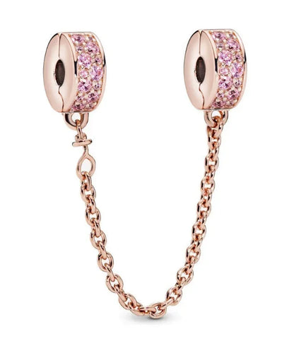 925 Sterling Silver Clover Daisy Star Moon Pavé Safety Chain Bow Necklace and Bracelet Set Luxury Fine Jewelry for Women