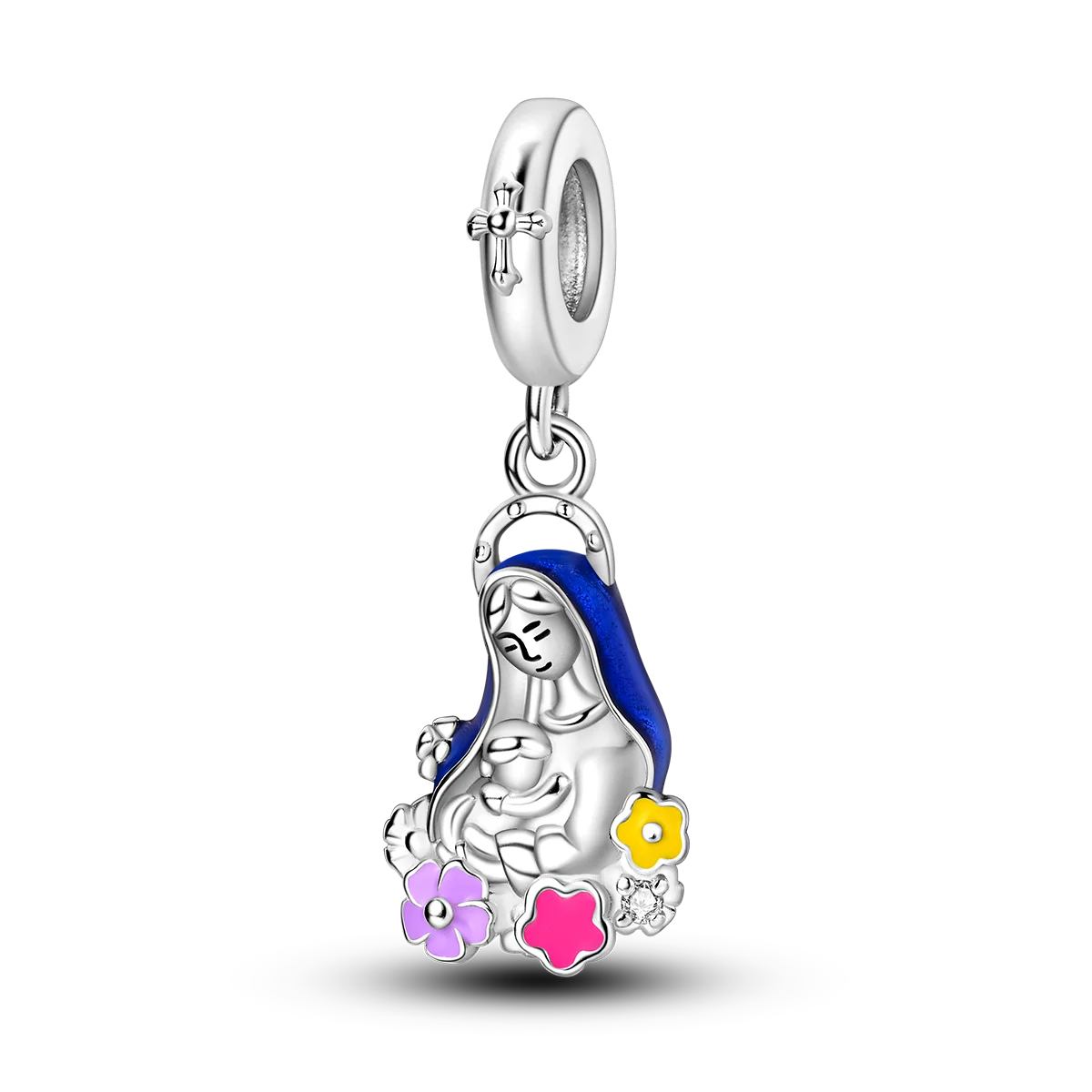 CharmBeads 925 Silver Blue Series DIY Bracelet Charms Top Rated Fashion Pendants KTC1017