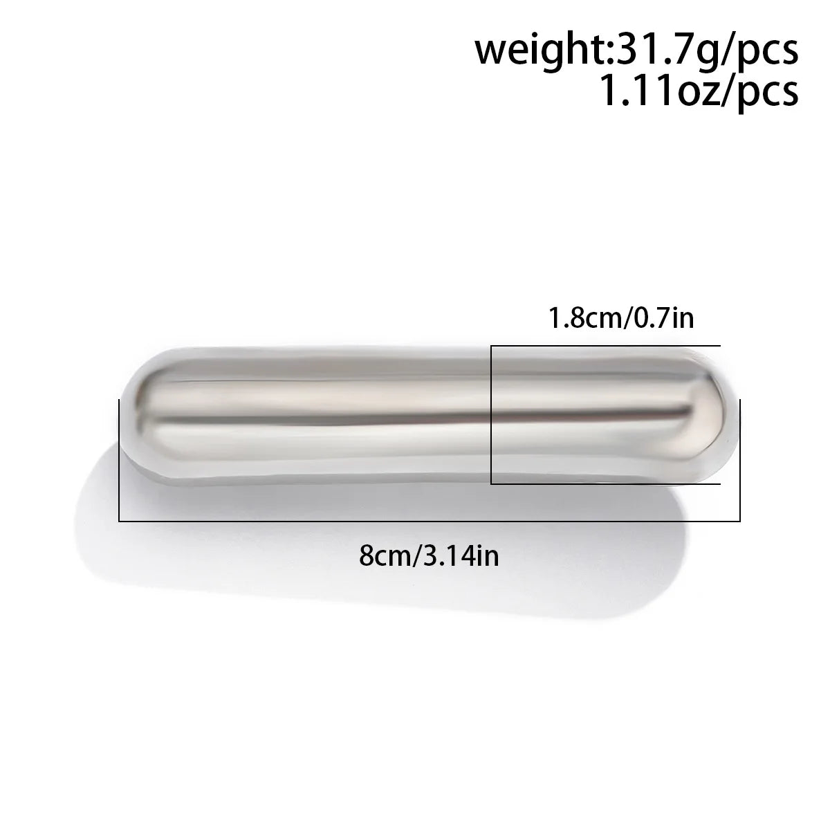 Trendy Geometric Double-Layer Metal Hair Bands for Women