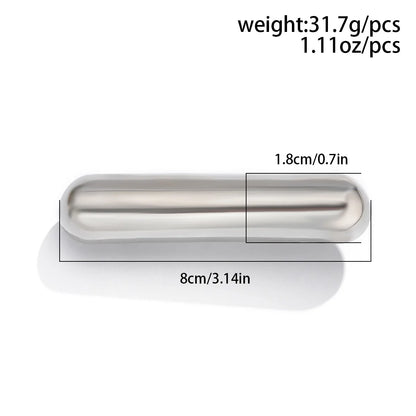 Trendy Geometric Double-Layer Metal Hair Bands for Women