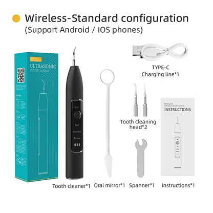 Xiaomi Real Ultrasonic Teeth Cleaning Kit for Gum Care Black visual version