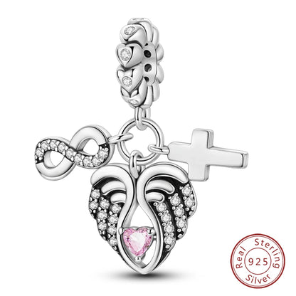 Sterling Silver Camera Coffee Cup Charm Beads for Qikaola Bracelet Jewelry DIY