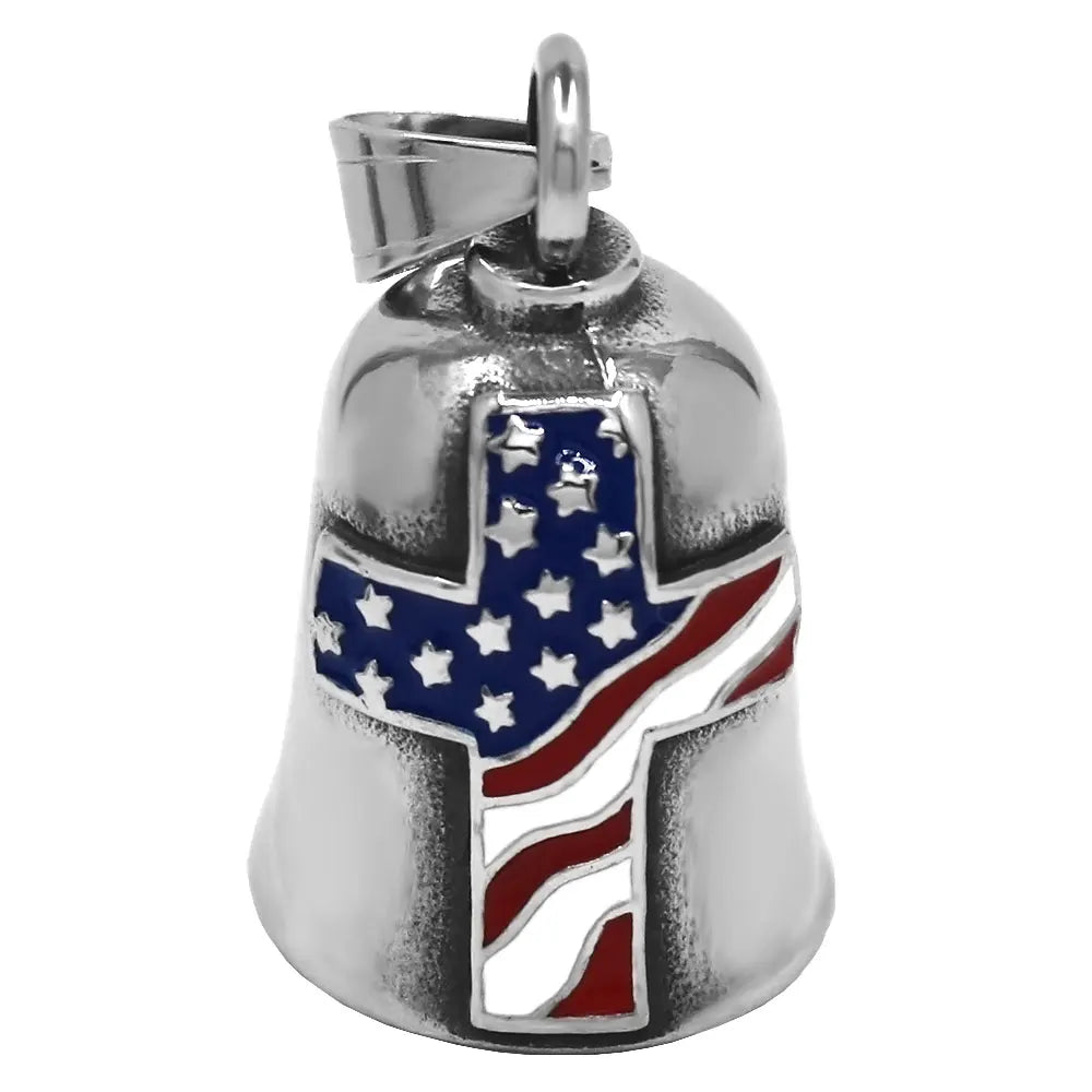 Viking Warrior Helmet Pendant Stainless Steel Eagle Cross Jewelry