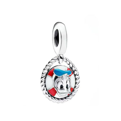 Exquisite 925 Silver Animal Bead Collection Featuring Fish Dog Duck and Pig Pendants for European DIY Bracelets
