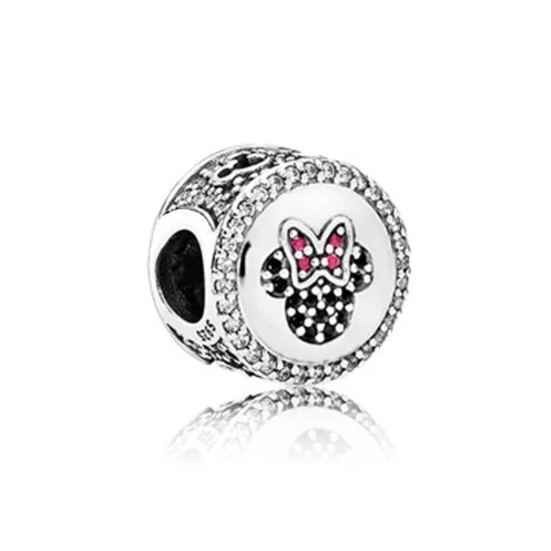 Exquisite 925 Silver Elephant and Dog Bead Mouse Pendant for European Original Bracelet DIY Jewelry