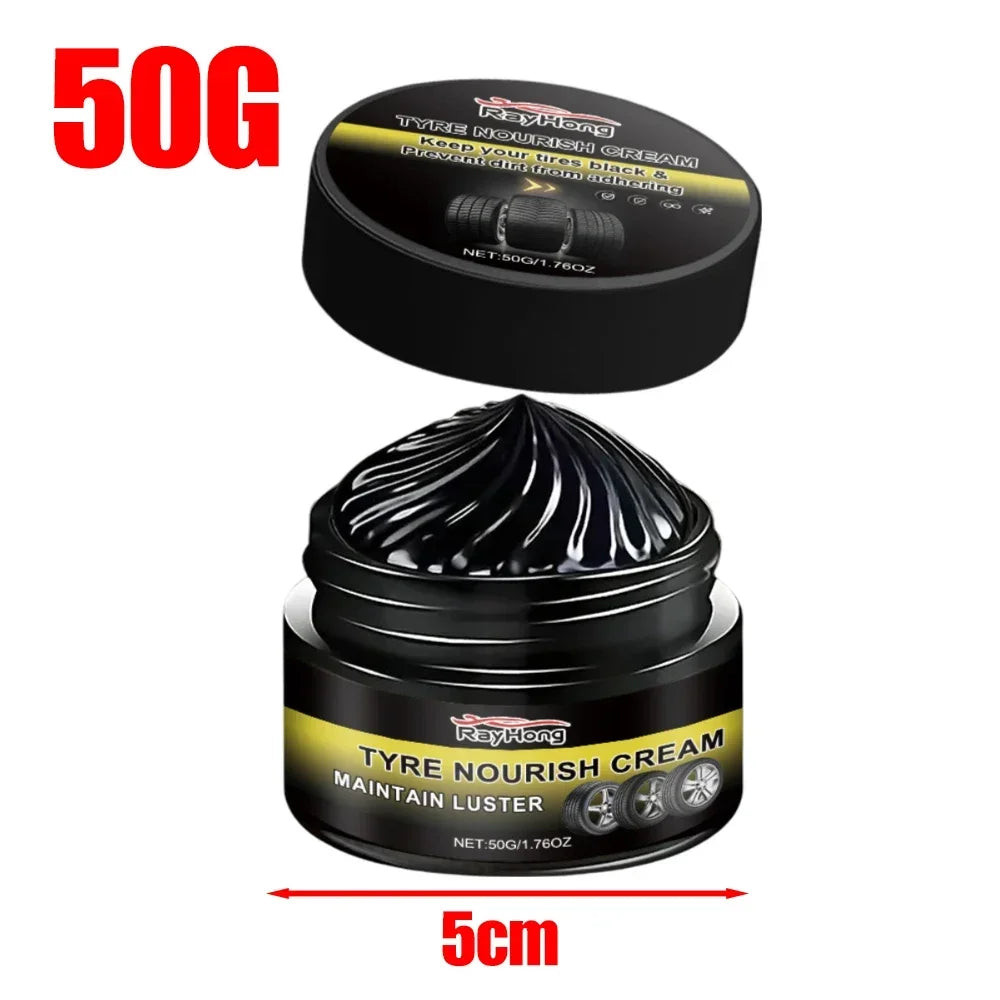 Tire Shine Coating Tyre Gloss Hydrophobic Sealant Wax 50g 50g 1pc