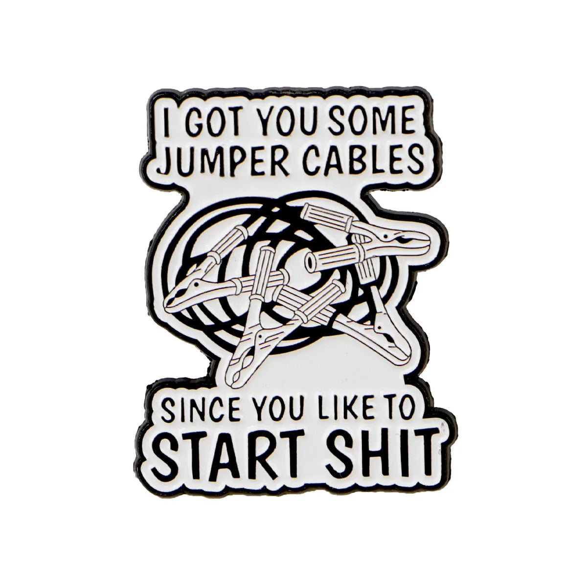Train Skeleton Enamel Pin Funny Quote Brooch Badge for Clothes Bags Yoga Jewelry Gift for Friends