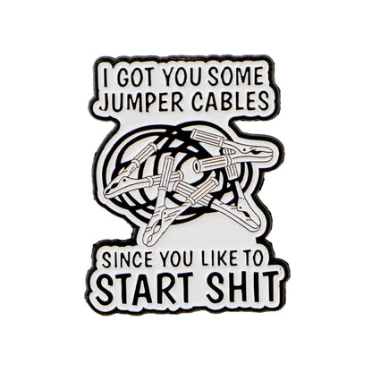 Train Skeleton Enamel Pin Funny Quote Brooch Badge for Clothes Bags Yoga Jewelry Gift for Friends