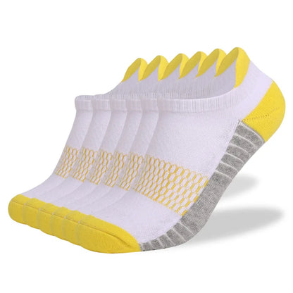 6 Pairs Women Cushioned Sports Socks Anti Odor Arch Support