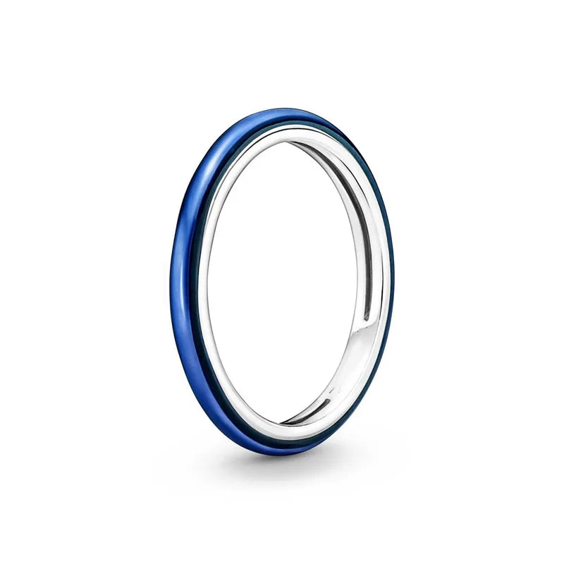Valentine's Day 925 Sterling Silver Moonstone Heart Ring for Women P1588