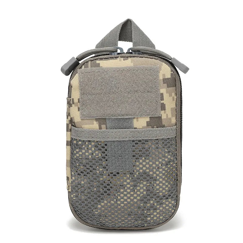 600D Nylon Tactical Bag Outdoor Molle Waist Fanny Pack ACU
