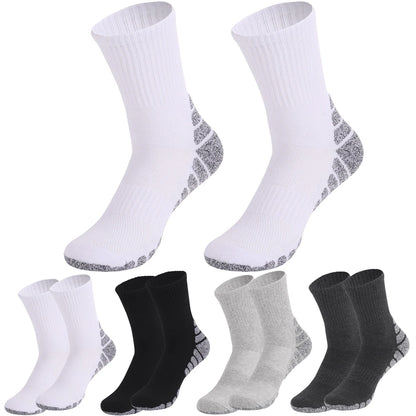 Cotton Thick Towel Bottom Sports Crew Socks Anti Odor