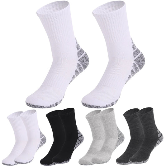 Cotton Thick Towel Bottom Sports Crew Socks Anti Odor
