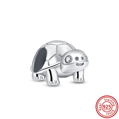Silver Animal Hearts Infinity Crown Bead Charms Bracelet for Women 925 Sterling Silver Jewelry Y111