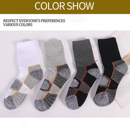 6 Pairs Heavy Cushion Hiking Socks Unisex Sizes 35 To 50