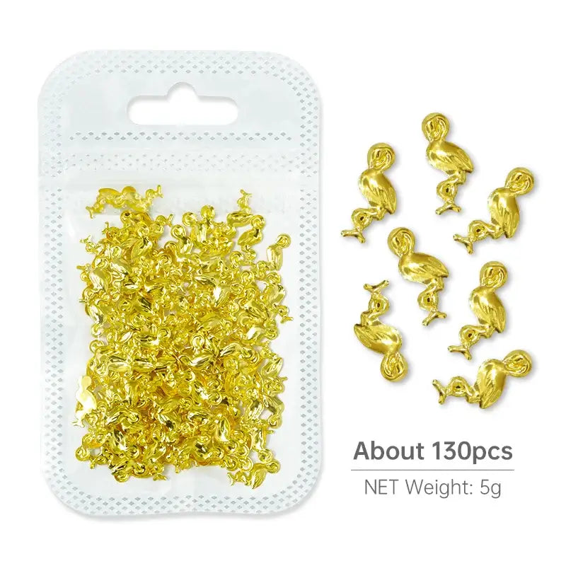 Resin Filling Metal Rivet Moon Stars Nail Art Decorations Mixed Beach Ocean Style Jewelry DIY Charms 5g-HYLD-5