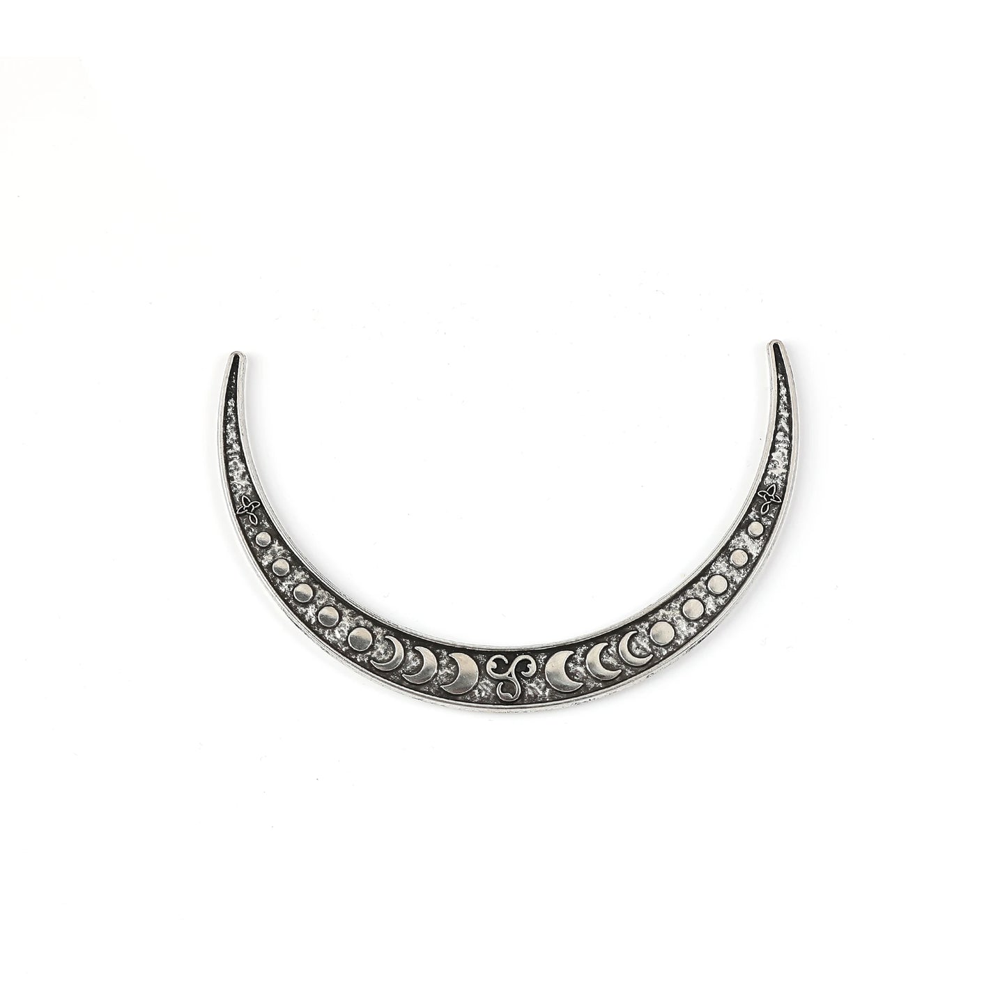 Scandinavian Retro Viking Moon Hairpin for Women - Classic Crescent Hair Accessory Ideal for Party, Valentine's Day, Mother's Day, Birthday Gifts