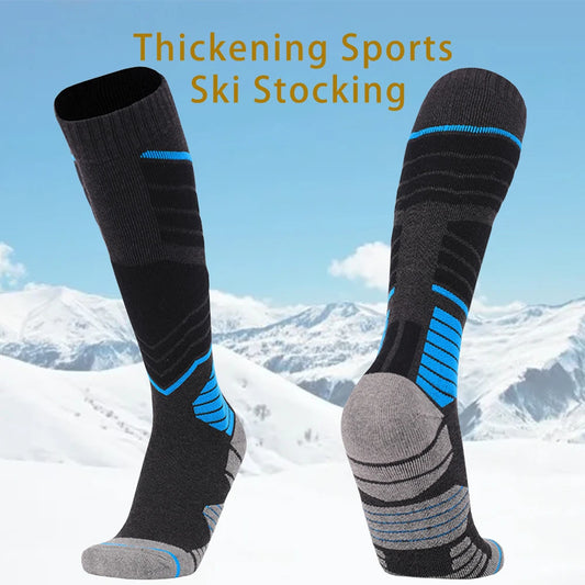 Mens Thermal Knee High Ski Socks For Winter Sports Outdoor