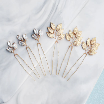 Elegant Pearl Flower Hair Clip Set for Bridal Wedding Accessories