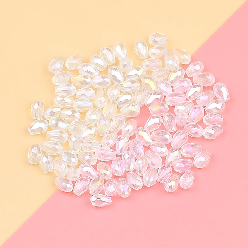Exquisite Austrian Crystal Beads 3x5mm 100PCS for DIY Jewelry Bracelets and Necklaces