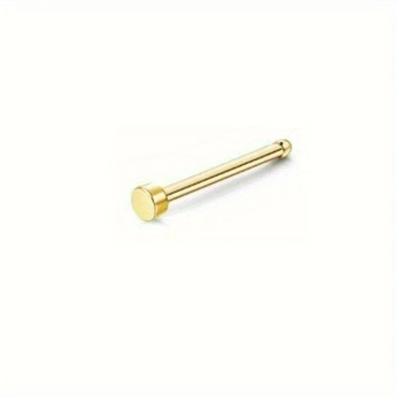 Bobisty Surgical Steel L Shaped Nose Ring Set Hypoallergenic Fashion Jewelry for Men and Women