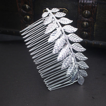 Bridal Crystal Hair Comb - Elegant Hair Clips & Pins for Brides Silver-1
