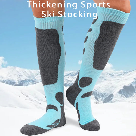Womens Thermal Ski Socks Long Sporty For Cycling Running
