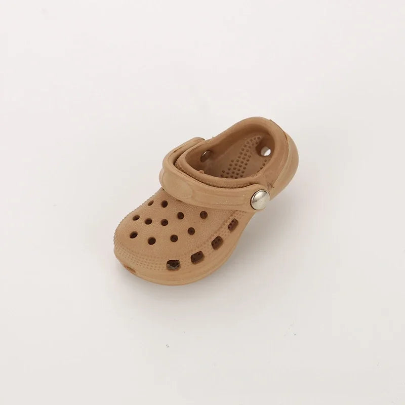 3D Mini Shoe Shape PVC Charms for Women Beach Bags and Sandals Fun DIY Decorations