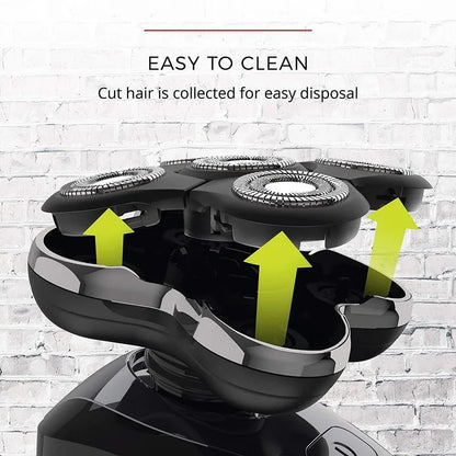 Pro Electric Shaver For Men Rechargeable Wet Dry Razor Grooming Kit With Advanced Blade Technology
