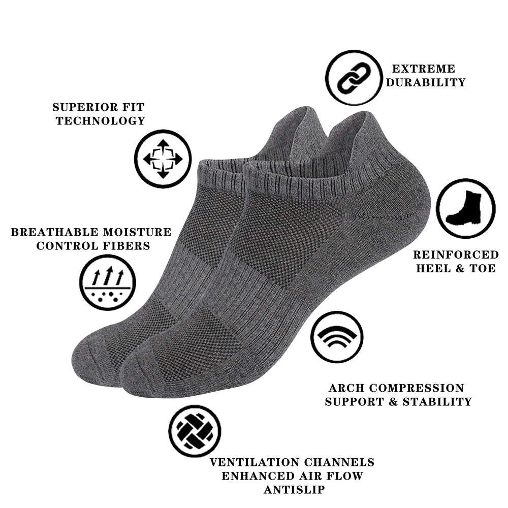 Thick Cotton Breathable Anti Slip Running Socks Unisex