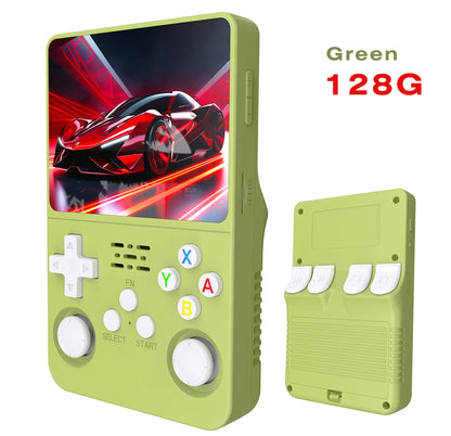 BOYHOM R36S Retro Handheld Game Console 3.5 Inch IPS Linux Pocket Player 64GB 10000 Classic Games