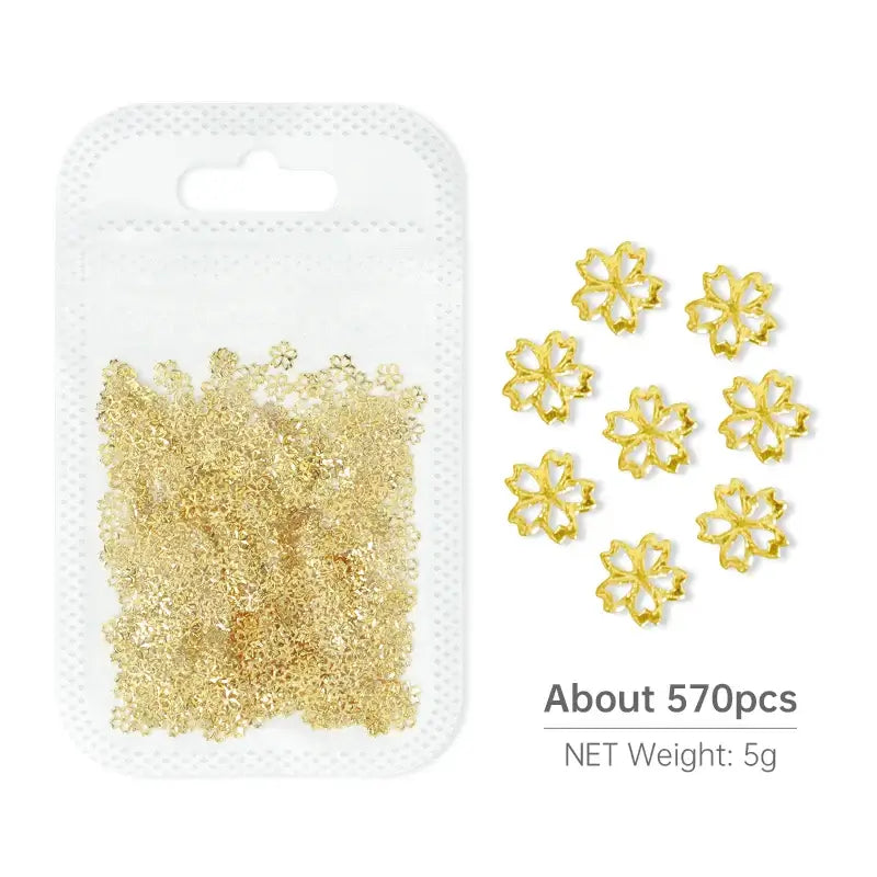 Resin Filling Metal Rivet Moon Stars Nail Art Decorations Mixed Beach Ocean Style Jewelry DIY Charms 5g-XYLD-6