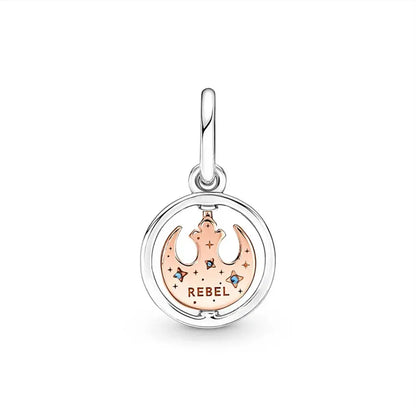 Sterling Silver 925 Disney Star Wars Teardrop Bead Charm