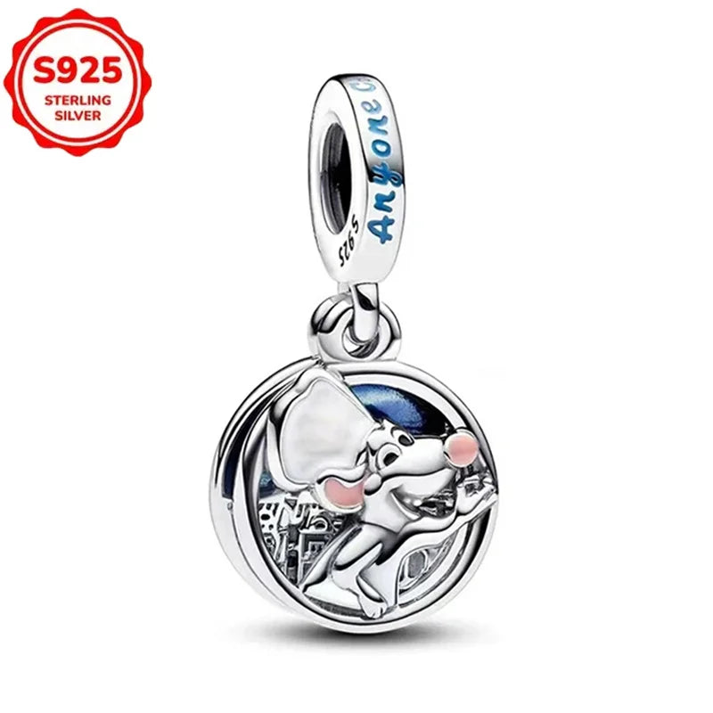 Disney 925 Sterling Silver Pixar Character Bead Charm